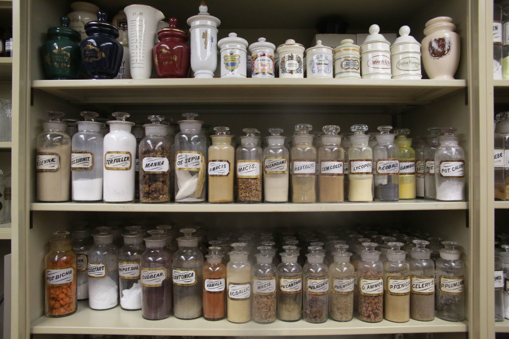 Griffith's History of Pharmacy Research Center takes a stroll through 400 years of pharmacopia